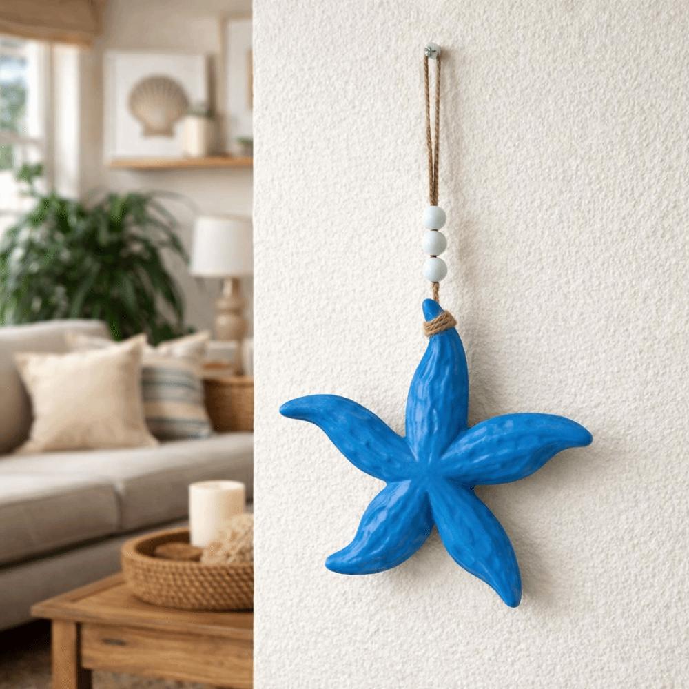 Mediterranean Style Nautical Decor Romantic Ocean Animal Pendants Bedroom