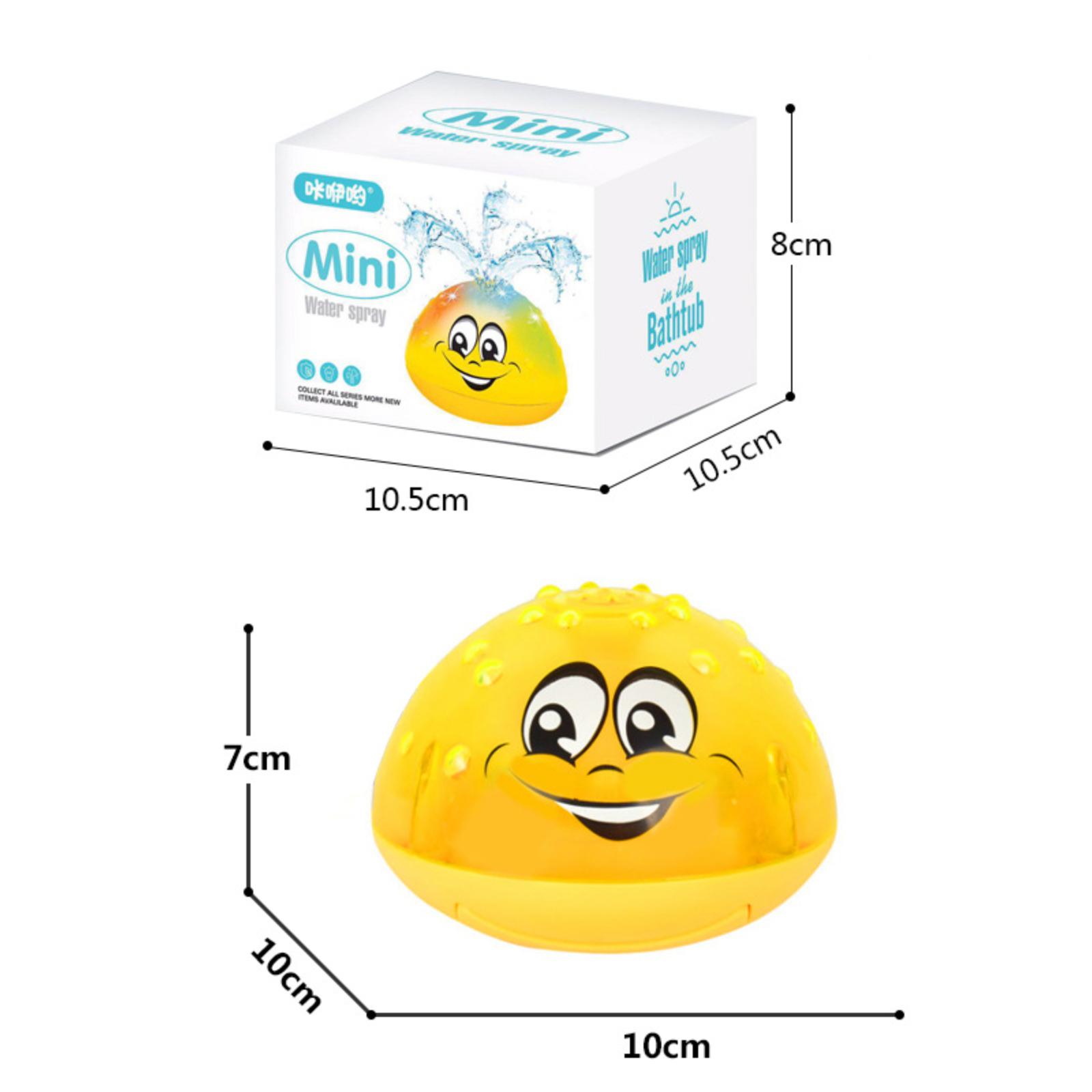 Mini Water Spray Bath Toy Electric Water Sprinkler for Kids Bathing Interactive Water Play Toy with Automatic Sensor Activation one size