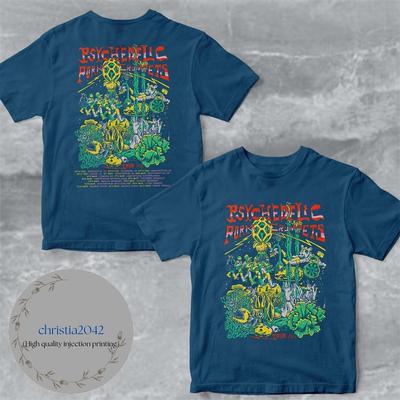 Psychedelic Porn Crumpets Tour 2026 Schedule Dates Two Sided T-Shirt Unisex T-Shirt
