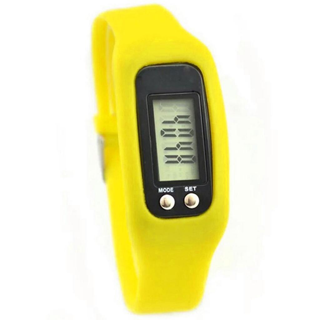 Pedometer Watch With LCD Display Walking Fitness Simple Operation Tracker Wrist Band And Digital Step Counter
