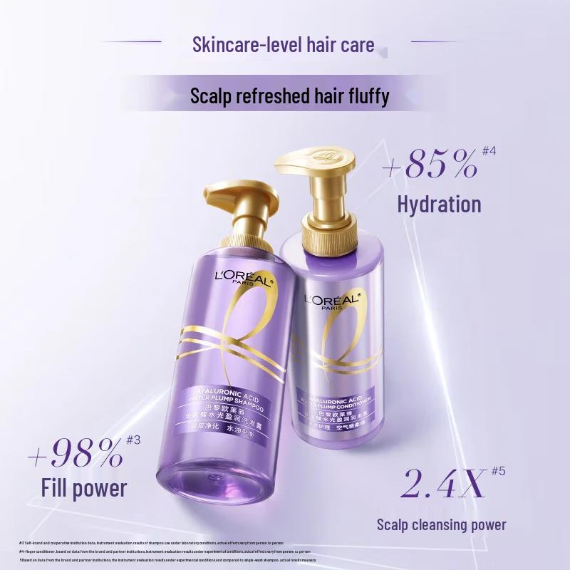L'Oréal Purple Ampoule Hyaluronic Acid Hair Care Set