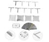 15-Piece Guitar Repair Tool Set: String Height Gauge, Gap Gauge, T-Square, Fretboard Radius Cards