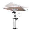 RV Table Pedestal Stand Leg Space Saving RV Telescoping Table Stand 3-Level Telescopic for Marine Boat Marine Yacht