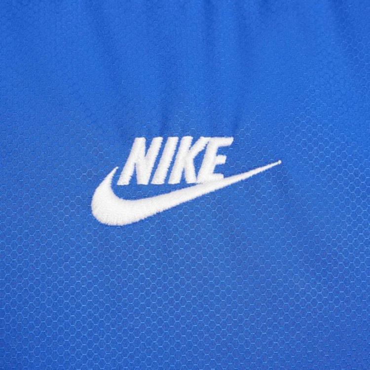 Nike Solid Color Stand Collar Zipper Sleeveless Vest Men Vests Blue FB7374-480