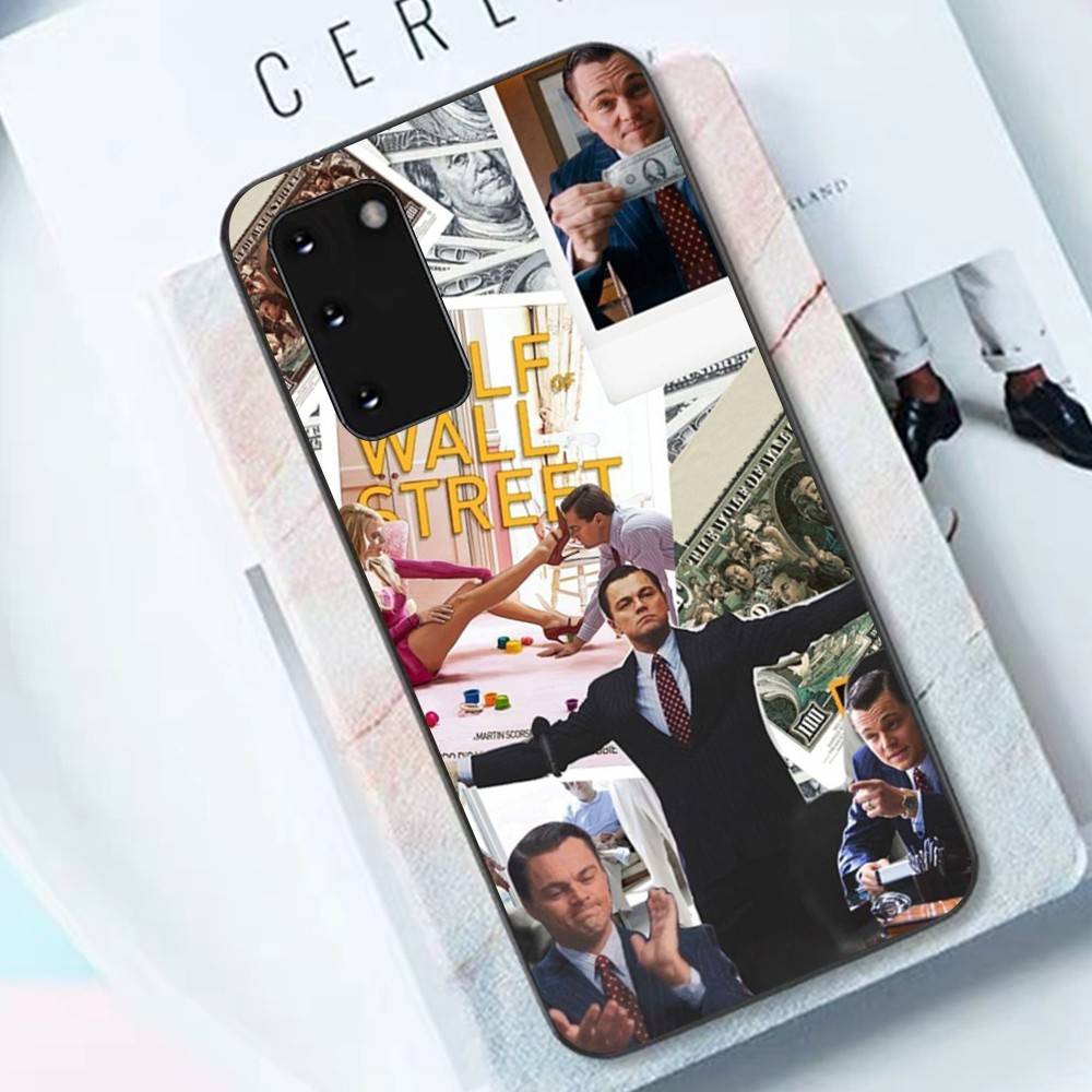 Classic Movie W-Wolf Of W-Wall S-Street Phone Case For Samsung S 24 Fe 25 Ultra Plus 20 Lite 21 30 22 23 24 22 Ultra 5G Fundas