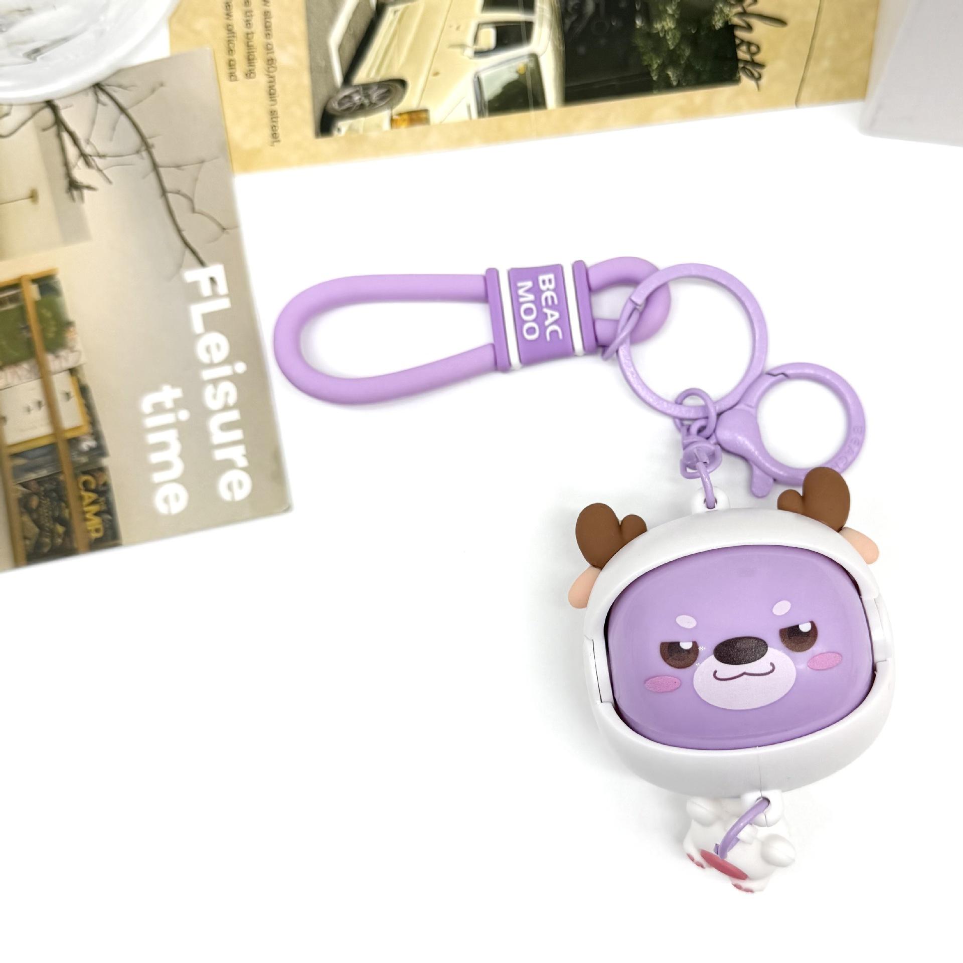 

Creative and Trendy Cartoon Teddy Bear Rotating Keychain Cute and Stress Relieving Face Changing Keychain Men s and Women s