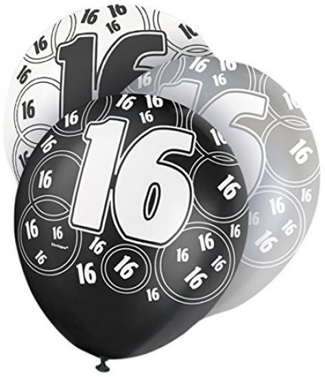 Glitz Noir 16 Ans Ballon Joyeux Anniversaire De 30cm En Latex Pack De 6 Kop Billigt Fri Frakt Arliga Recensioner Med Bilder Joom