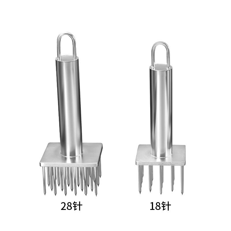 Stainless Steel Meat Tenderizer Needle, Household Steak Piercing Tool for Breaking Fibers