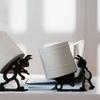 Funny 3D Printed Ant Paper Roll Holder Black Cute Ant Napkin Holder Decorative Plastic Ant Shaped Tissue Holder Camping