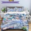3pcs Genshin Impact Furina1 Design Cover Set - HD Printed Bedding with 1 Cover and 2 Pillowcases - Perfect for Home and Dorm Decor