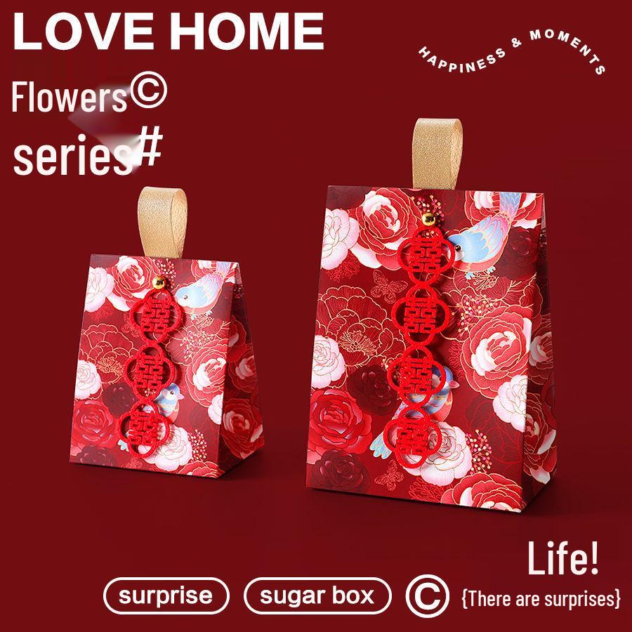2025 Elegant Wedding Favor Candy Boxes: High-End Handheld Gift Bags