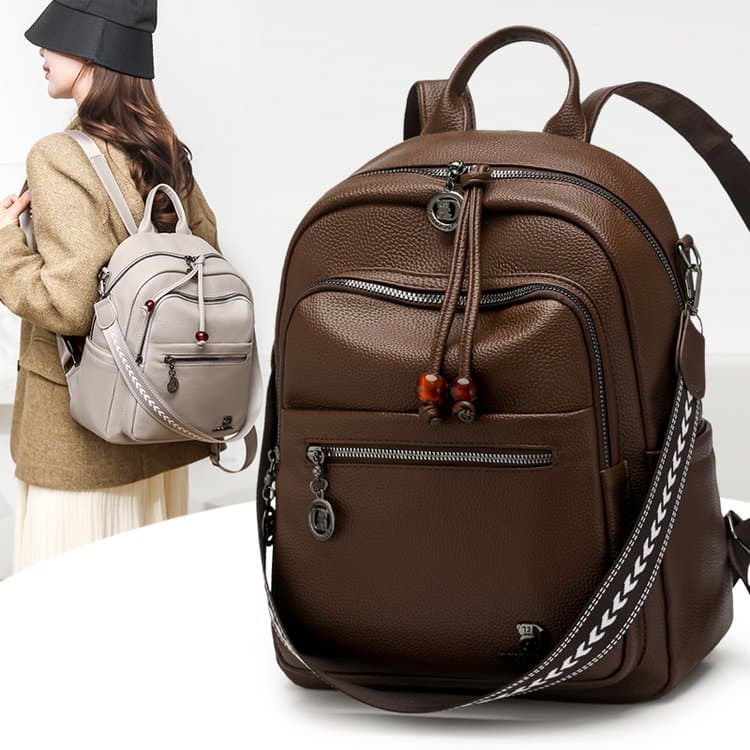 Lychee pattern backpack single shoulder dual-purpose women's backpack