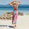 Beiläufige Lange Frauen Print Kleid Boho Weibliche Urlaub Kleid Sommer Spaghetti Strap Damen Strand Kleid Vestidos 2024 Neue