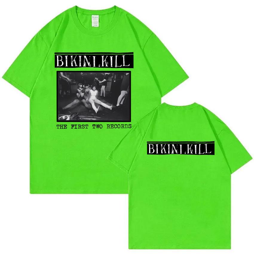 

Bikini Kill The First Two Records Album Print T-shirt Feminist Riot Grrrl Kathleen Hanna T Shirts Unisex Rock Punk Oversized Tshirt 4XL