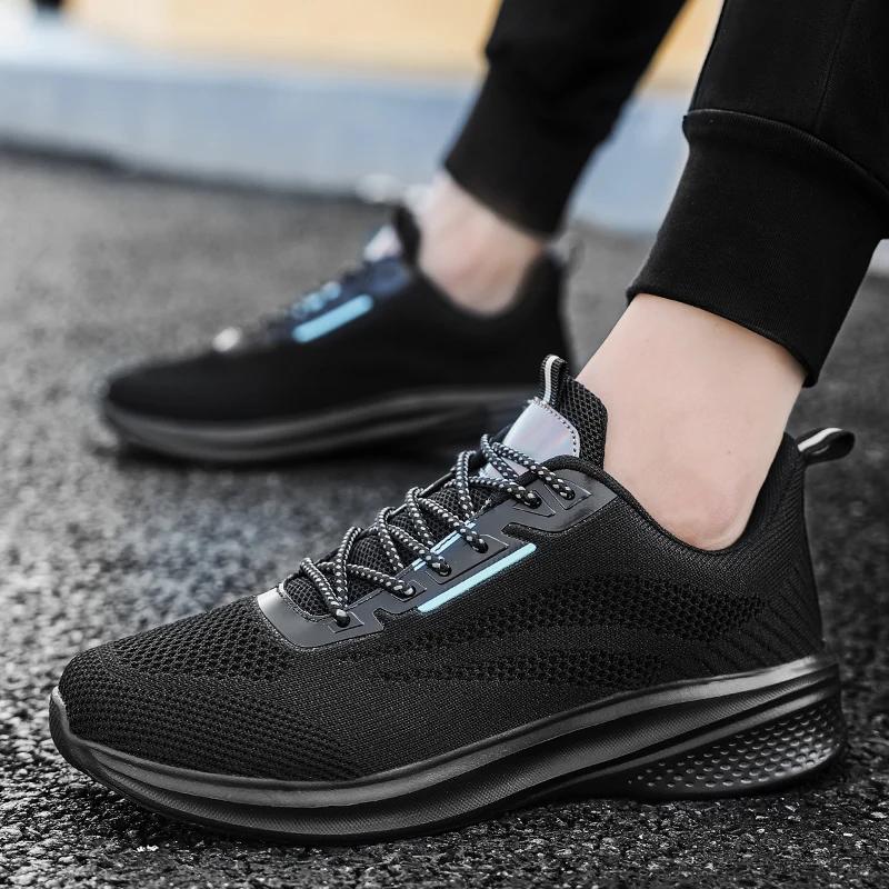 Sommer Laufschuhe Herren Atmungsaktive Freizeitschuhe Plateau Sportschuhe für Herren mit Kostenlosem Versand 2024 Leichte Sneaker Masculino