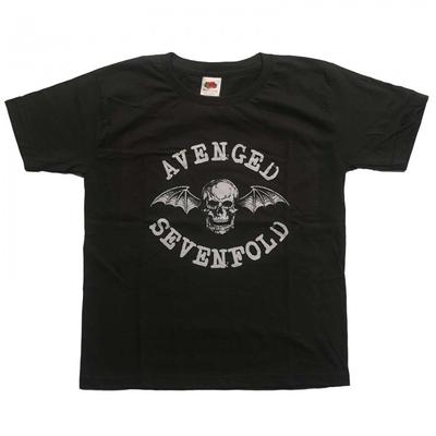 Klassisches Deathbat-Baumwoll-T-Shirt für Kinder