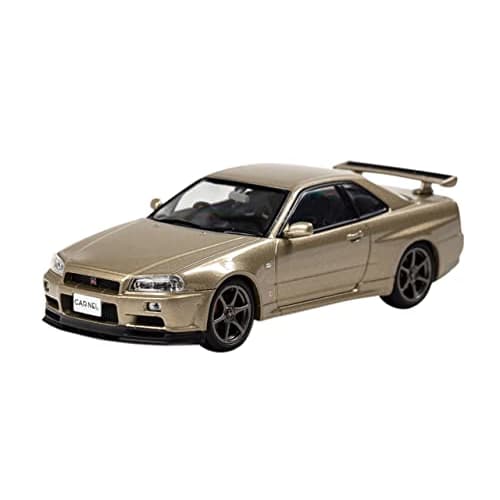 CARNEL 1/43 Nissan Skyline GT-R Mspec Nur (BNR34) 2002 Silica Brass Finished Model CN430201