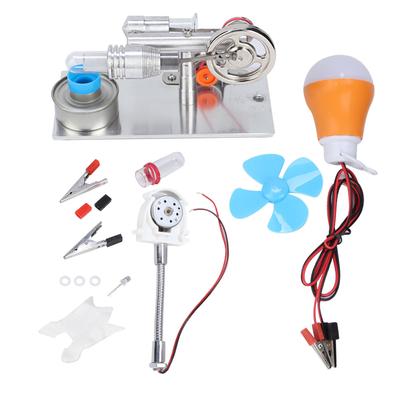 Miniaturní horkovzdušný generátor s ventilátorem Stirlingova motoru typu T