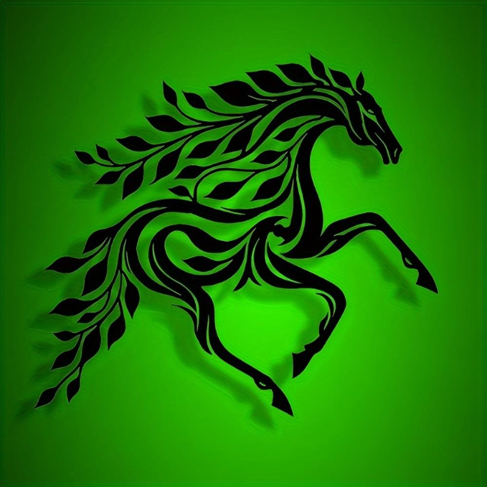 1pc Tree Horse Metal Wall Art, Minimalist Silhouette Decor for Home Living Room Office Bedroom Terrace Kitchen Courtyard Shop Cafe Dance Hall Bar