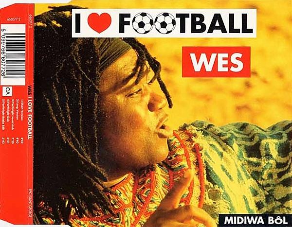 CD WES - I Love Football  6660772 Epic, Saint Geo 1998 Europe Dance & Electronica Used