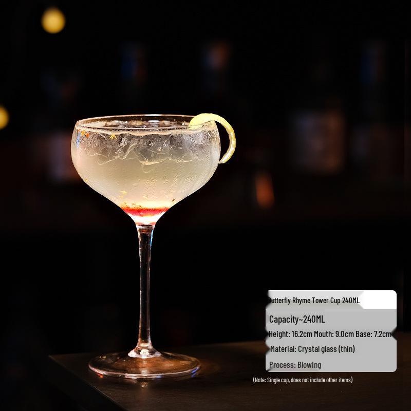 Japanische Collins-Tasse: Leichtes Highball-Glas für Cocktails und Long Island Iced Tea