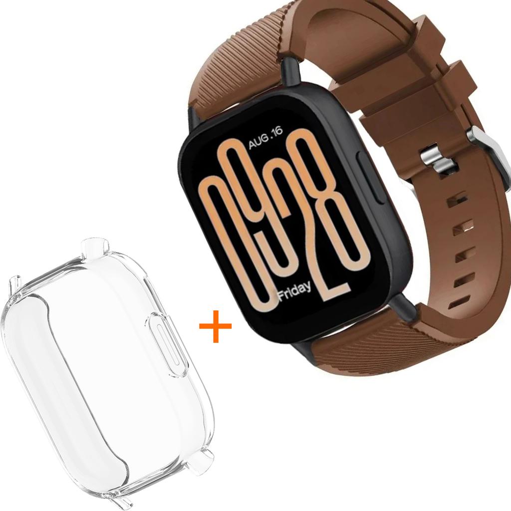 Silicone Strap With TPU Case For Xiaomi Redmi Watch 5 Active Lite Smart Watch Wrist Band And Case For Redmi Watch 5 Active Lite