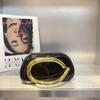 Acrylic Mini Clutch Bag With Metal Handle Vintage Style Evening Purse Crossbody Shoulder Women