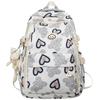 Schoolbag Schoolbag for Female Junior High School Students Large Capacity Middle School Students Graffiti Girl Backpack for College Students