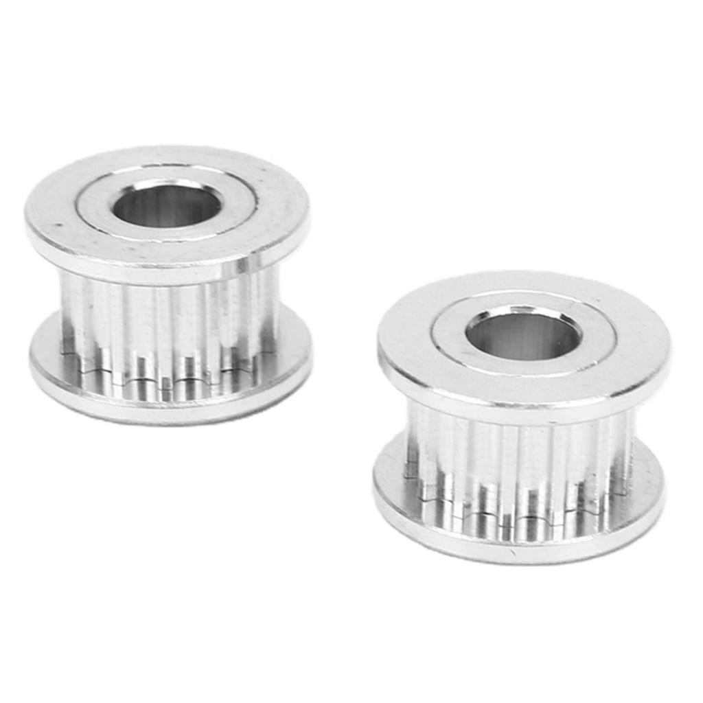 2 Pcs HTD3M Pulley 14T AF Type 6mm Bore 7mm Slot Width Timing Belt Pulley for CNC Machine 3D Printer Automotive Engine
