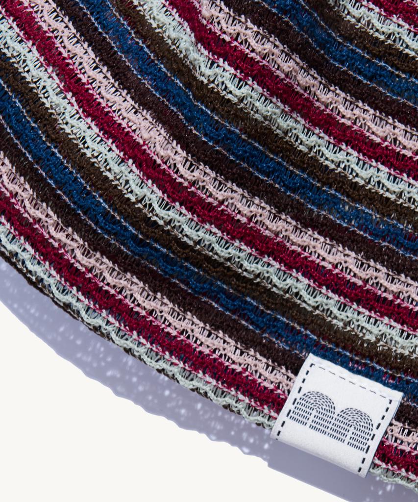 NOT NEW Summer Nn Label Pattern Beanie Khaki