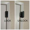 2set Home Security Door Lock To Home Prevent Unauthorized Entry, Black