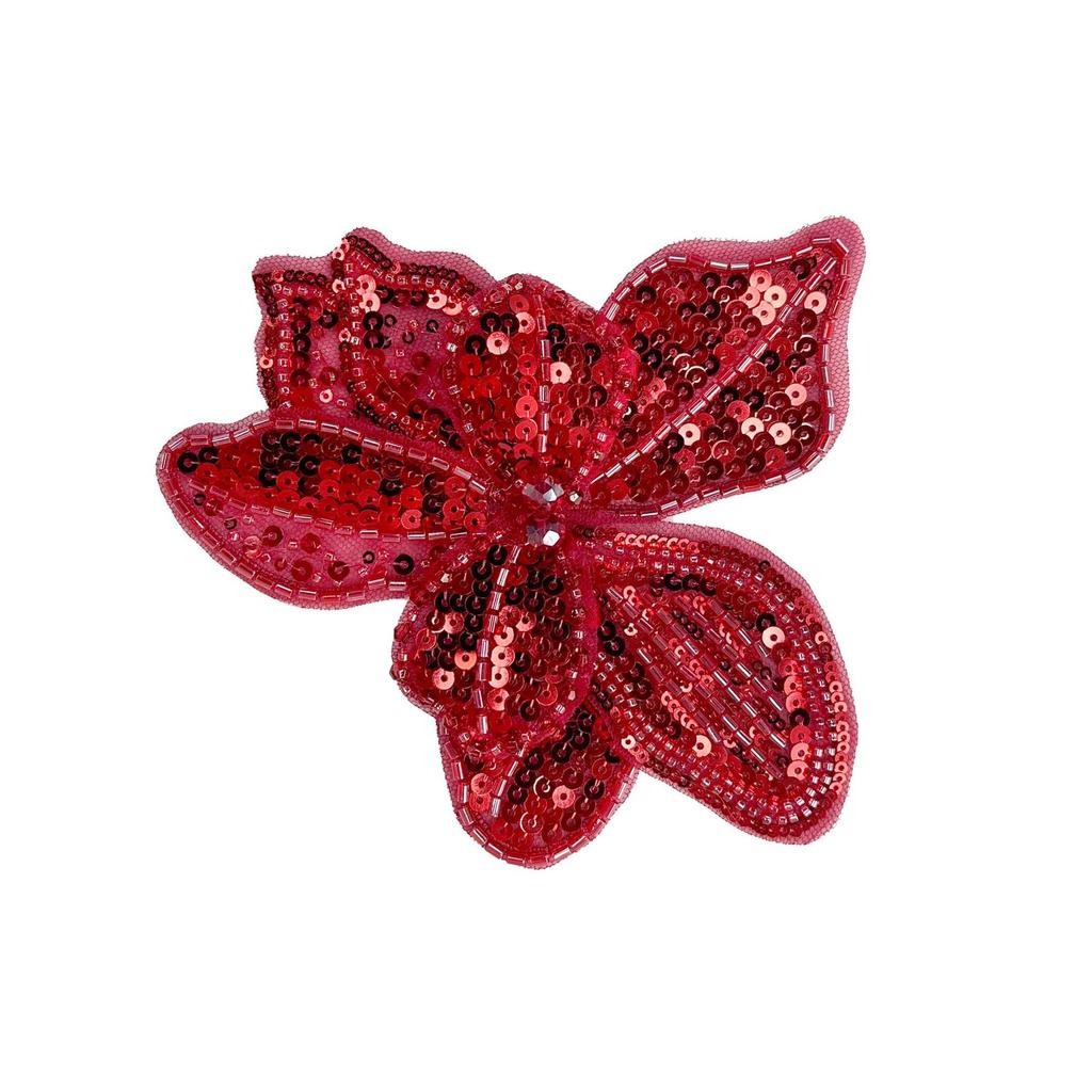 Color Beaded Sequins Three-Dimensional Flower Decorative Clothing Applique Dress Dress Corsage Accessories Cloth Stickers Accessories