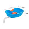 Thickened Hair Washing Basin Plastic Reusable Bed Shampoo Basin With Drain Hose With Rubber Pad Shampoo Tray