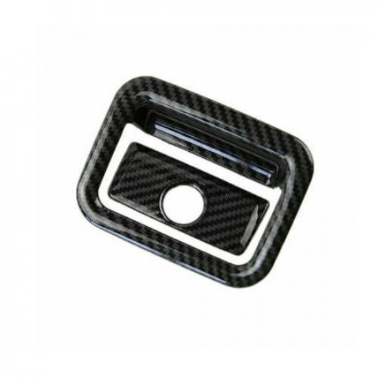 For Toyota Camry 2018- Co-Pilot Storage Box Handle Carbon Fiber Cover Trim