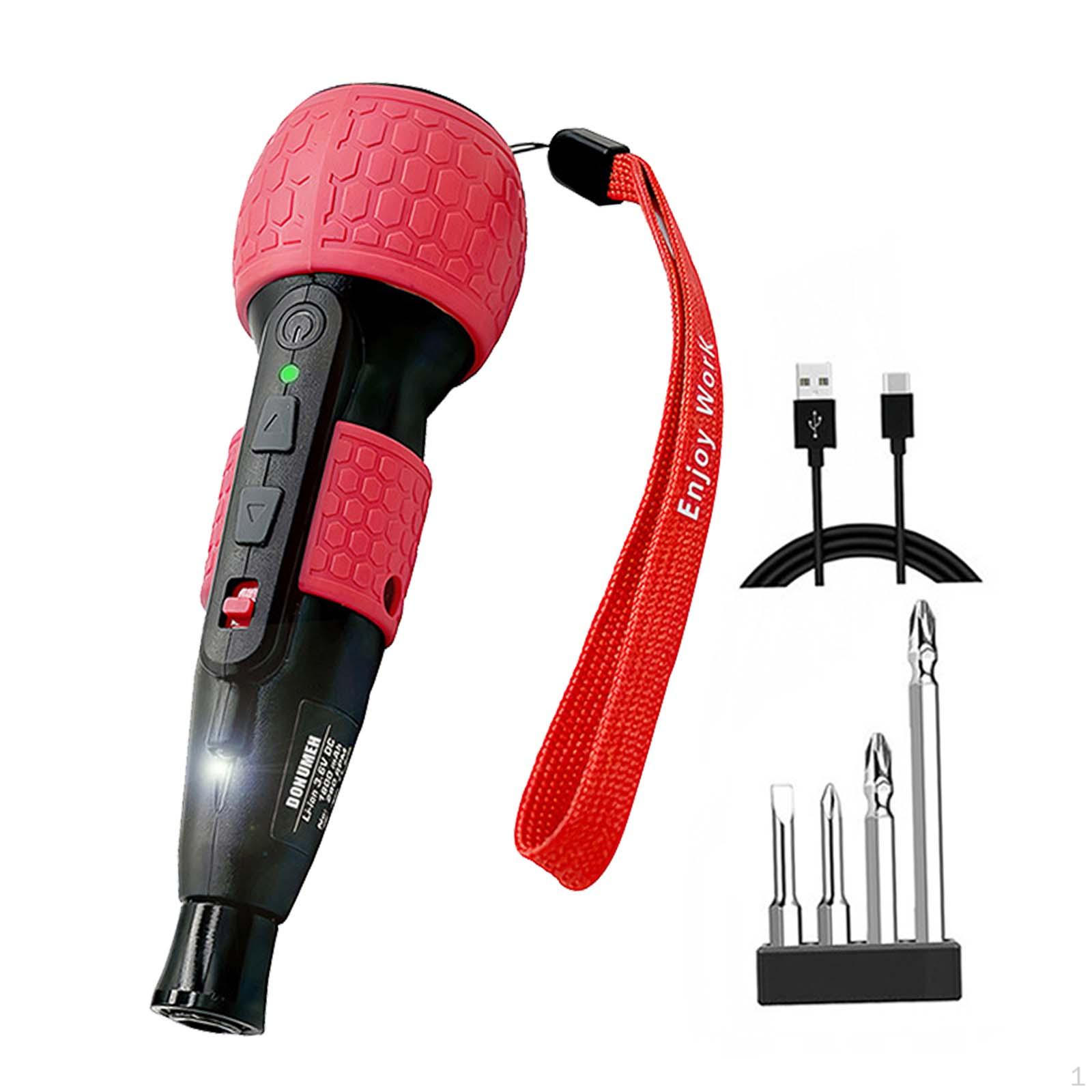 

Compact Electric Screwdriver Kit for Everyday Projects червоний