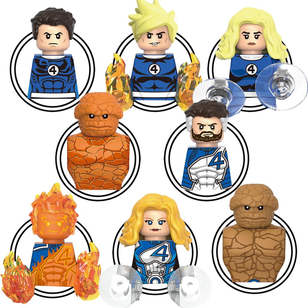 G0146 ABS Plastové Stavební Kostky Cihličky Figurky Postaviček Dětské Hračky