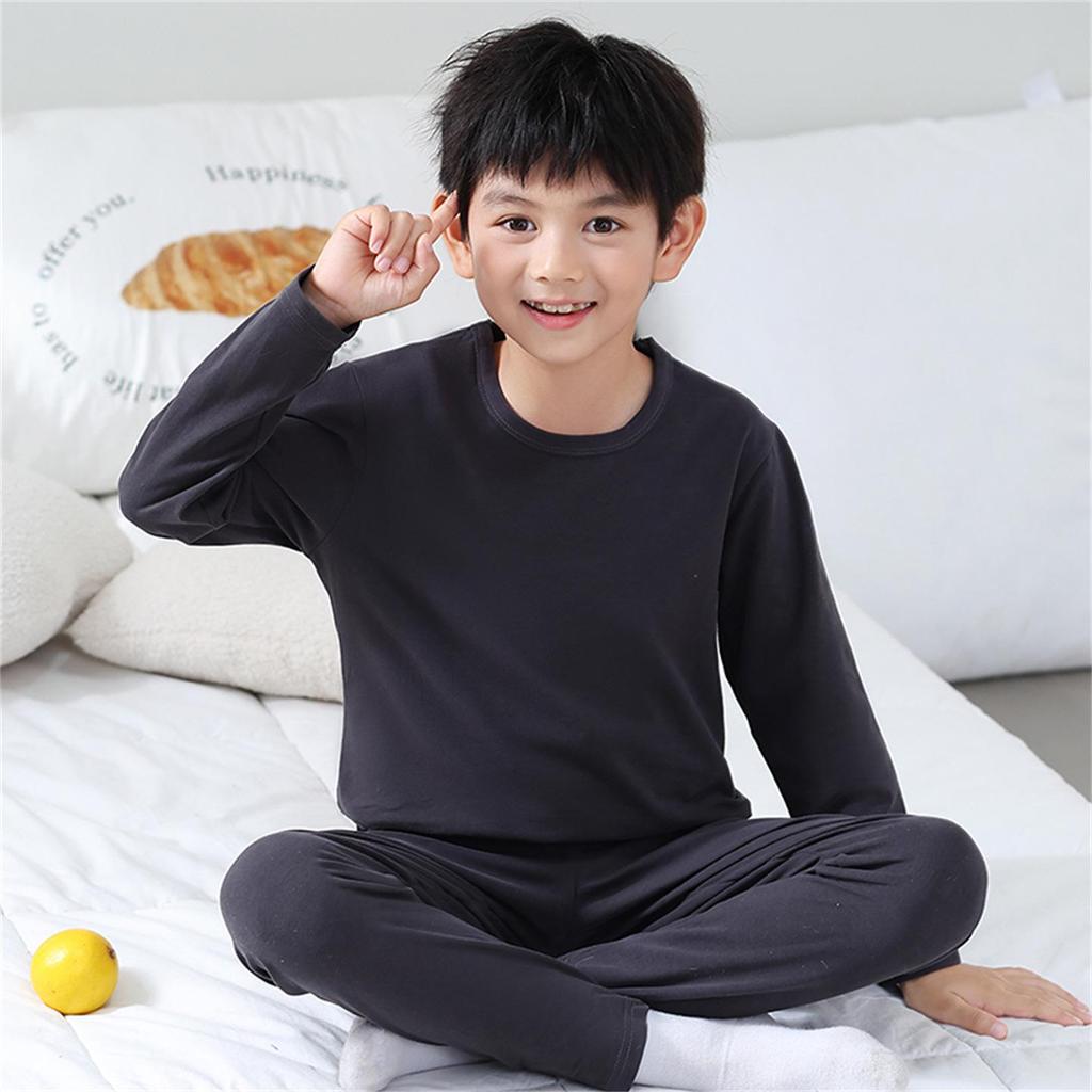 Chłopięcy Termiczny Bawełniany Zestaw Bielizny Lycra - Jesień/Zima 2025