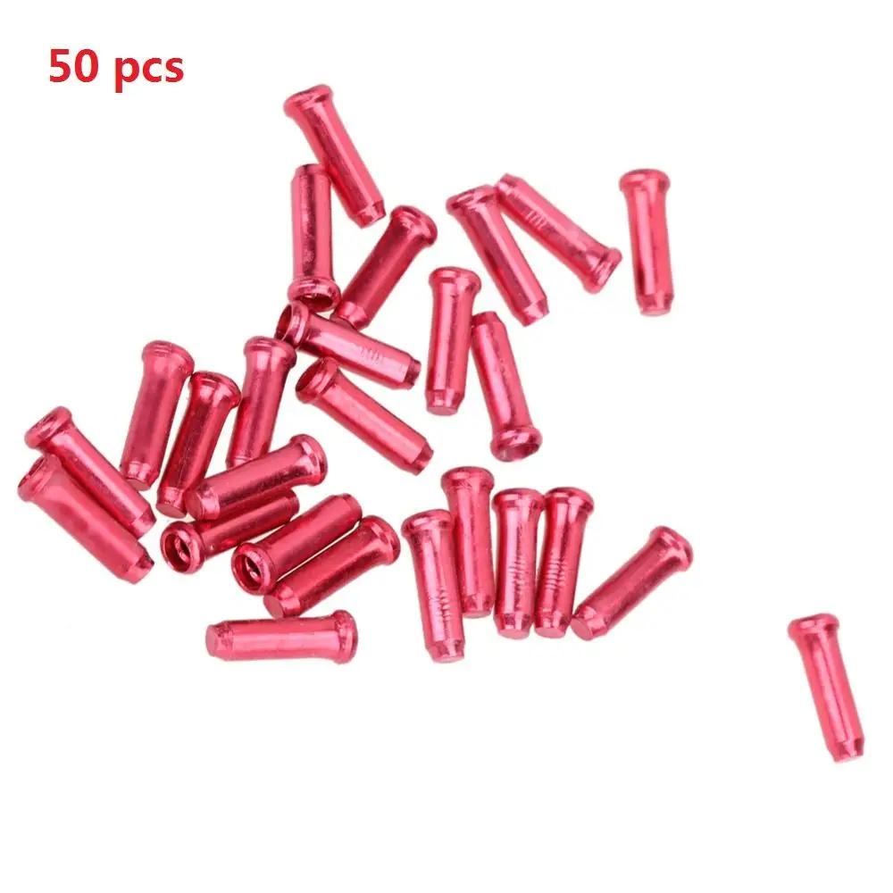 Bicycle Cable End Caps 50/100/200PCS Bike Bicycle Brake Shifter Aluminum Inner Cable Tips Crimps Cycle Cycling Parts Derailleur