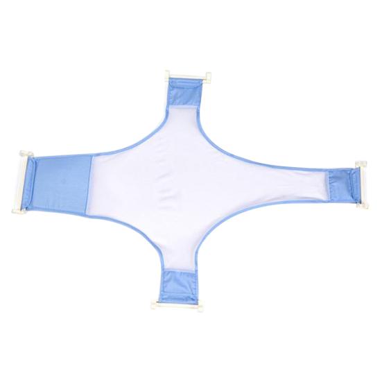 

Регульоване дитяче сітчасте сидіння для ванни, сидіння для купання, безпека для душу, підтримуюча сітка для слінгу синій