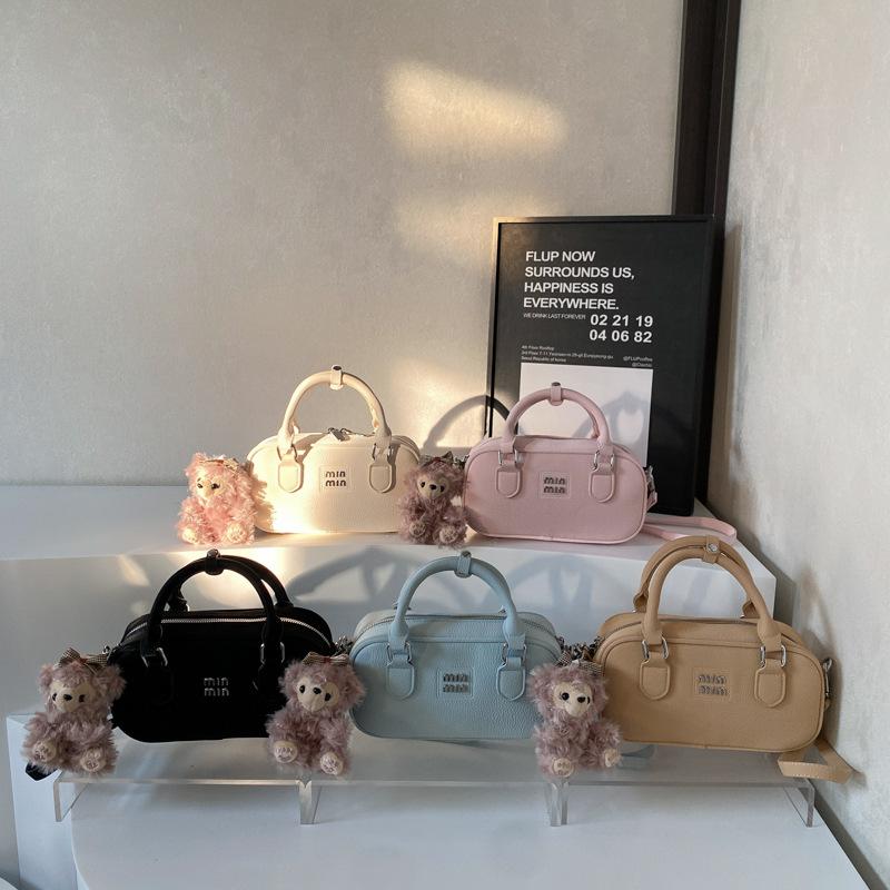 New Fashion Bowling Bag Portable Shoulder Messenger Women's Bag