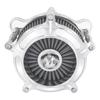 Motorräder Turbine Luftfilter Ansaugfilter Chrom Für Harley Sportster XL Touring Softail Dyna EVO & Twin Cam Fatboy FXDLS