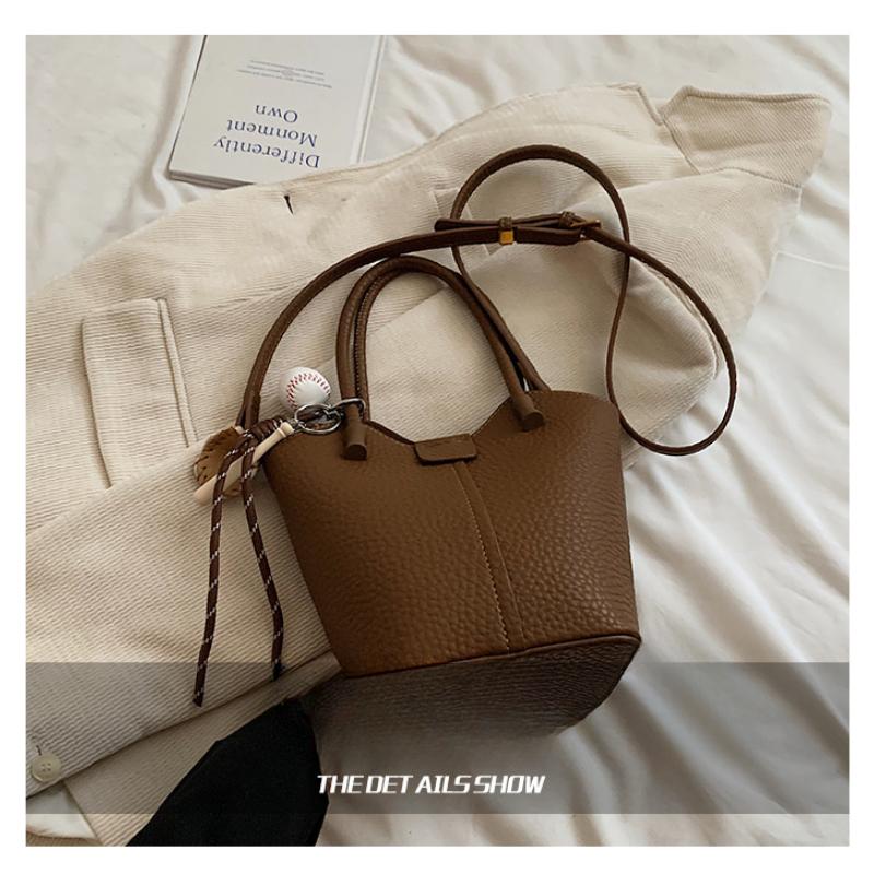 Mode Kleine Tasche Damen Senior Qualität Hundert mit Handheld Schultertasche Europa und Die Vereinigten Staaten Crossbody Eimertasche