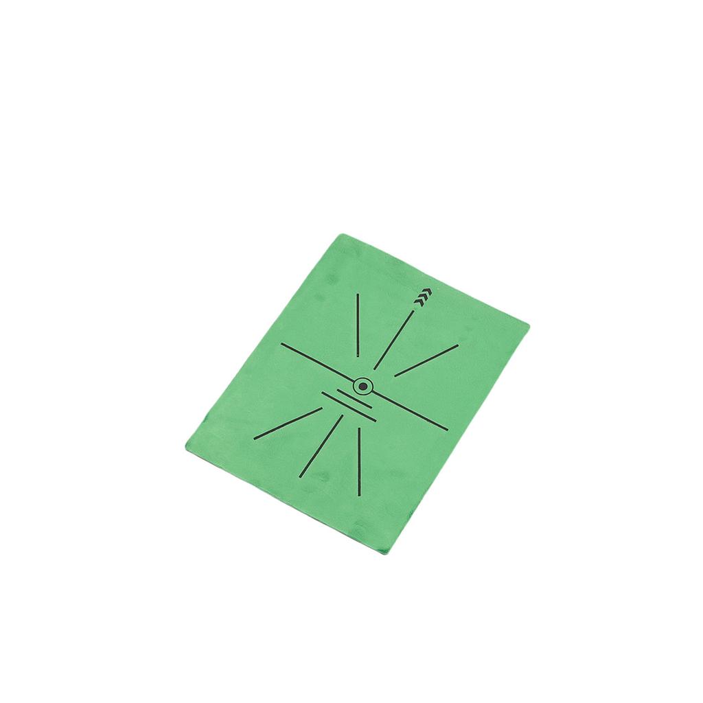 Club Schlagmatte Grün Samt Gummi Club Schwungbahn Feedback Erkennungsmatte für Training Übung