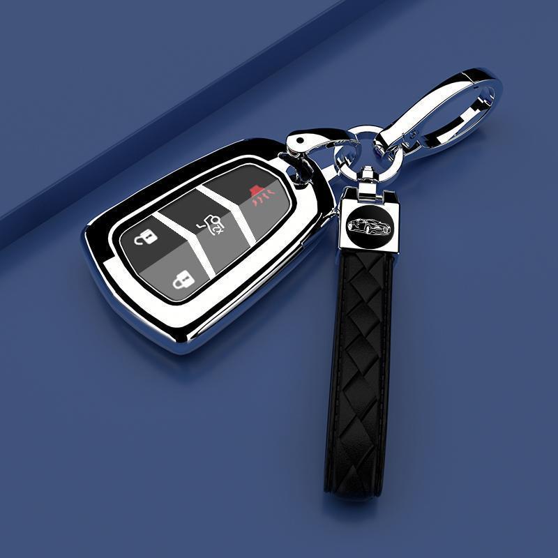 Premium 2023 Cadillac XT4 Key Case with Men's Buckle - High-End Interior Decoration Shell