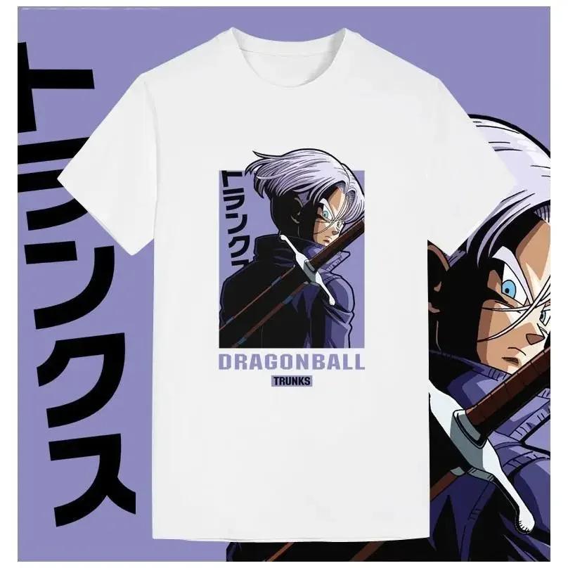 Dragon Ball 2026 New Hot Y2K Pure Cotton T-shirt Men's Women's King-size Randomly Give Dragon Ball Badges