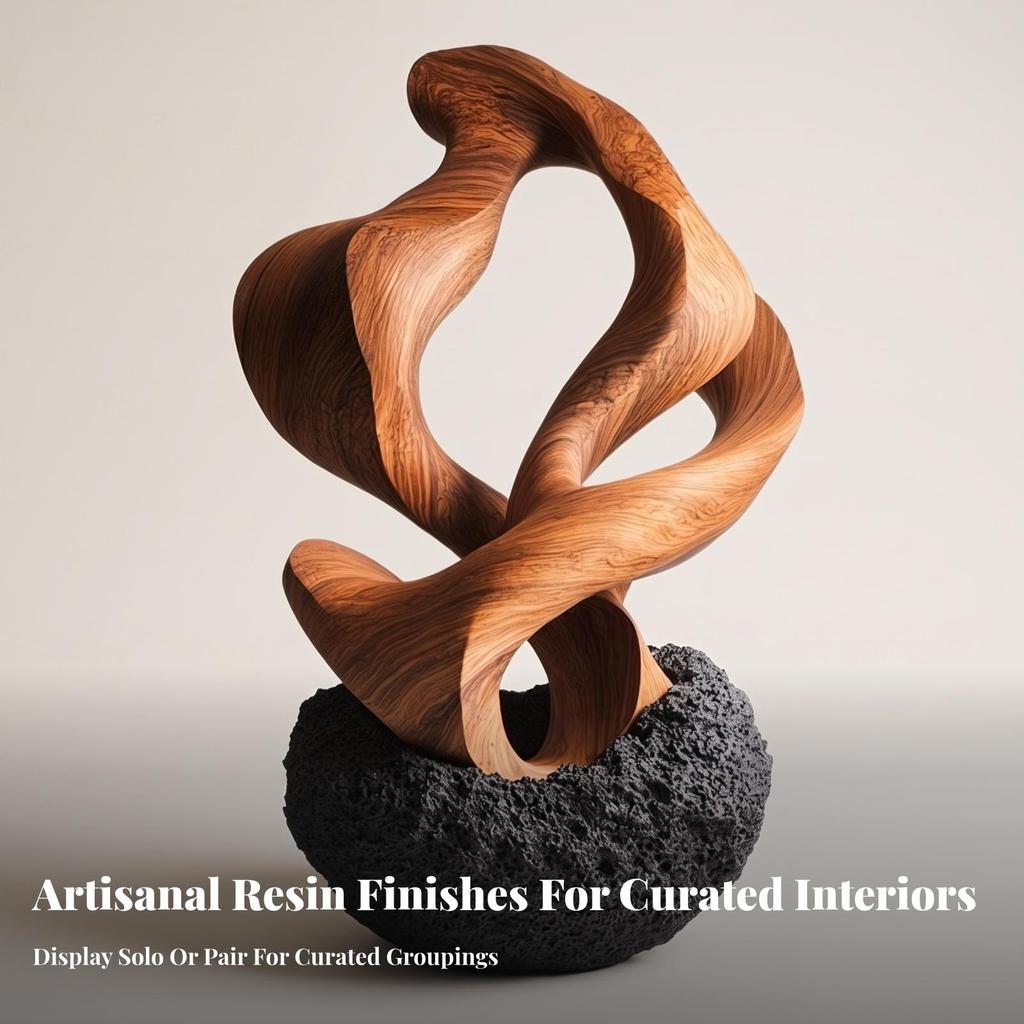 Abstract Sculpture Bold Resin Luxury for Office, Entryway, Minimalists