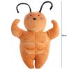 Abdominal Muscles Cockroach Plush Toys Y2K Cockroach Stuffed Dolls Muscle Cockroach Doll  Kids