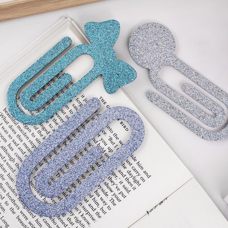 Earrings Silicone Molds Jewelry Making Mold Paper Clip Shape Pendant Moulds Silicone Texture Present for Art Enthusiasts