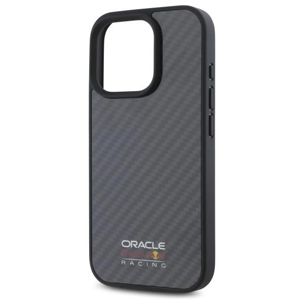 Etui Do iPhone 16 Pro Max Red Bull MagSafe Carbon Fiber Czarne