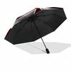 Umbrella Corporation Symbol Compact Travel Automatic Umbrella Retractable Design with 8-Rib Durability Durable Plastic & Iron